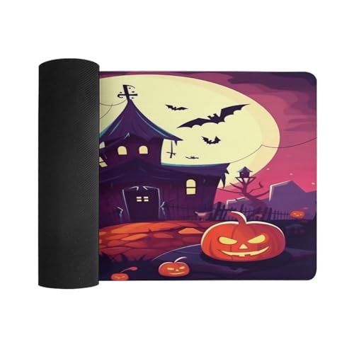 Tapete Para Escritorio Happy Halloween Grande Rubber Base miniatura 3