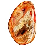 Agate Stone, Irregular Polished Banded Agate Crystals Large Healing Stones Palm Stone Rock Decor Gem