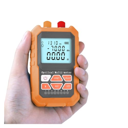 OTDR para instalaciones de fibra FTTH con fuente de luz y localizador de fallos 6