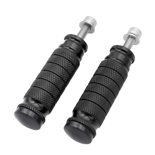 Pédales moto M8 8 mm antidérapantes pour commandes reculées