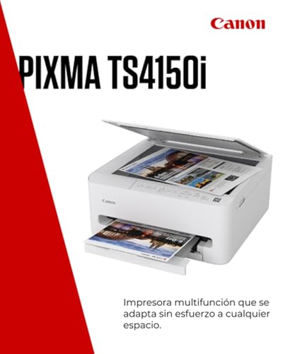 Canon PIXMA TS4150i Impresora Multifunción Inyección Tinta WiFi A4 - Imagen 3