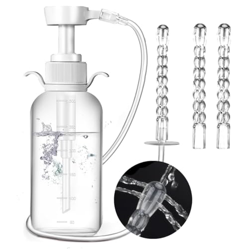 Po Dusche Einlauf Zur Darmreinigung - Klistiere Zur Darmentleerung Für Männerr Und Frau (330ML-3 NOZZLES)