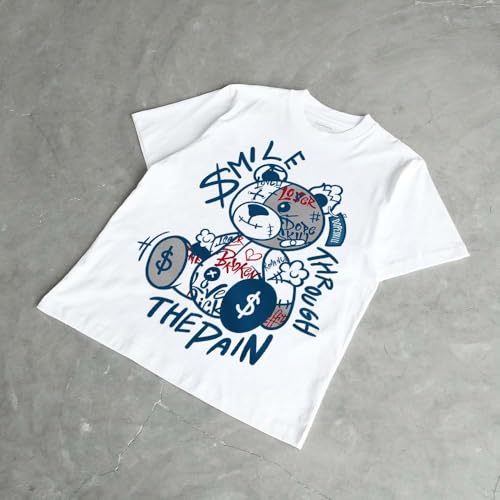 Image of DopeSkill Graphic Tee Streetwear Hip Hop Hypebeast Street Style Unisex T-Shirt Sneaker Colour Matching Shirts Cute Graphic
