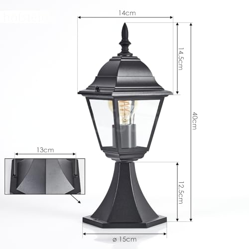 Borne d'éclairage extérieur étanche IP44 luminaire de balisage E27 - 5