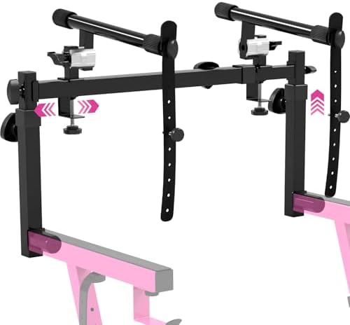 AKOOSY Keyboard Ständer Höhenverstellbar - Doppelrohr Ständer Für Digitalpianos & E-Orgeln