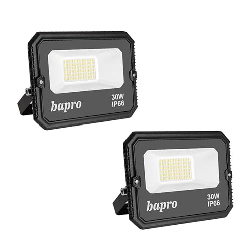 Probapro 2pcs 30W LED-Flutlicht für den Außenbereich, RGB-Farbwechsel-Flutlicht, IP66 wasserdicht, zeitgesteuert, dimmbare Wandfluter Garten Party Bühnenlicht Cover