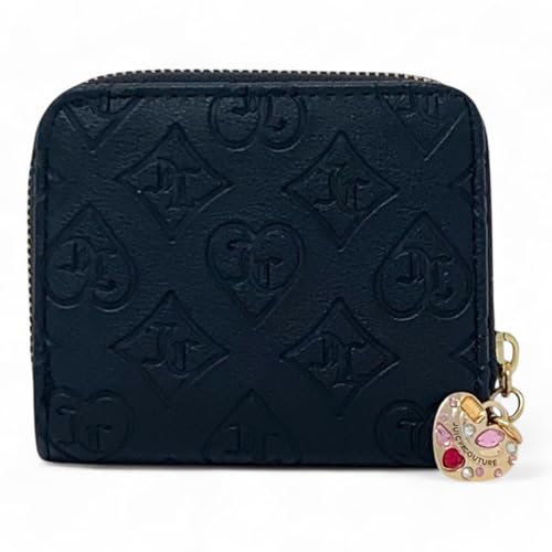 Juicy Couture Women's Glitz Out Wallet Collection (Small Zip Around, Liquorice)2