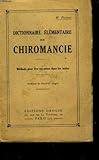  Dictionnaire élémentaire de Chiromancie