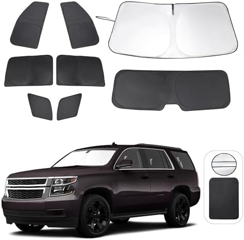 TINGLU Window Shades for Chevrolet Tahoe 2015-2020 Accessories Ca...
