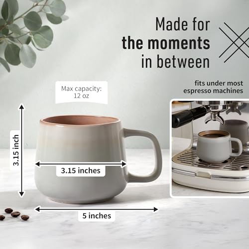 Ava Nord Stoneware Mugs 12 oz