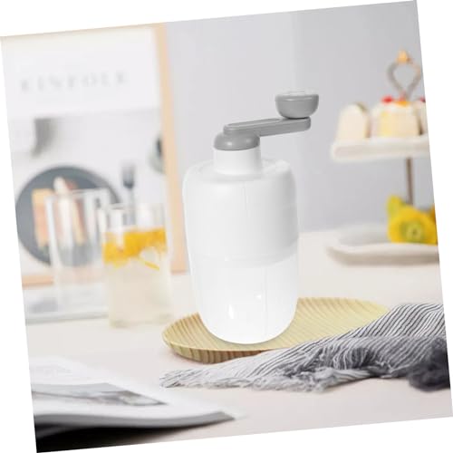 KOMBIUDA Ice Crusher Ice Shaver for Summer Hand Operated Ice Crushing Machine Manual Ice Cube Maker for Household Random Style
