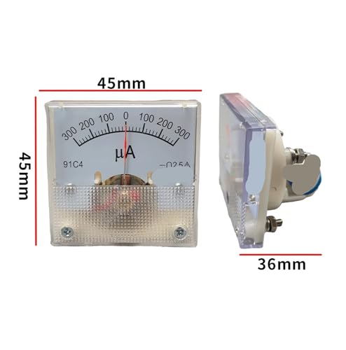 Ampèremètre de précision 91C4-UA boîtier carré 45x45 mm - 3