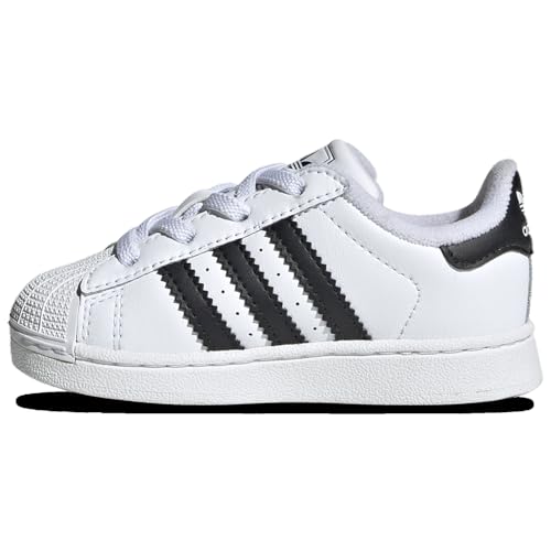 Adidas Originals Superstar II - Boys' Toddler (JH9984, Black/White)2