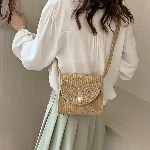 Sac mode épaule en coton de style hobo au design texturé unique - 5