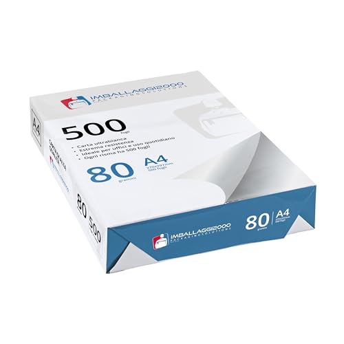 Carta A4 Spessa 250 G/m² - 125 Fogli Per Stampante, Fotocopie E Ufficio, Non Trapassa Il Colore - Foto 10