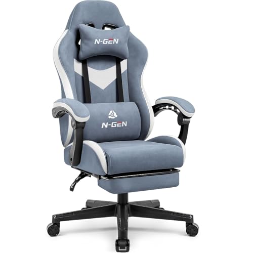 N-GEN Gaming Chair with Footrest & Lumbar Support