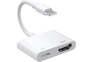 Lightning to HDMI Adapter: Enjoy Immersive High-Definition Display from Your iPhone to Big Screen