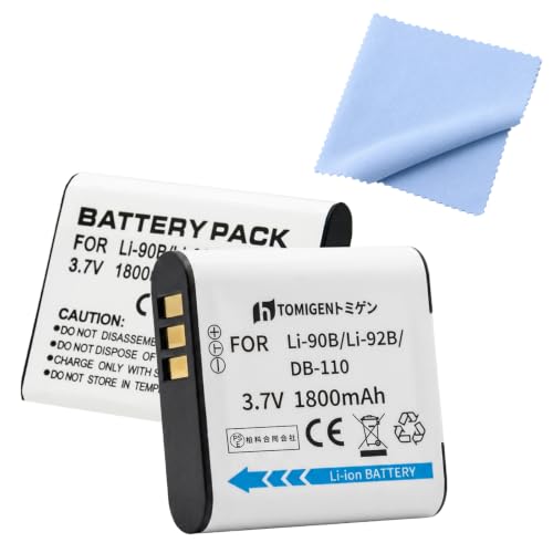 �Ή� LI-92B/90B Li90B SH-1 ��p�o�b�e���[ 2 �Z�b�g DB-110 �N���[�j���O�N���X����6IE [���s�A���i] | SH-2 SH-3 SH-50 SH-60 TG-1 TG-1 Tough TG-1 His Tough TG-