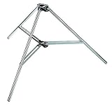 Material: Aluminium Manfrotto Stativbasis Silber für Autopole