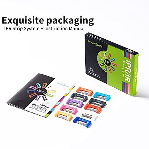 Easyinsmile Dental Ipr Strip System 10Pcs Orthodontic Interproximal Reduction Enamel Kits Polishing Strips(Multicolor) #TOP5