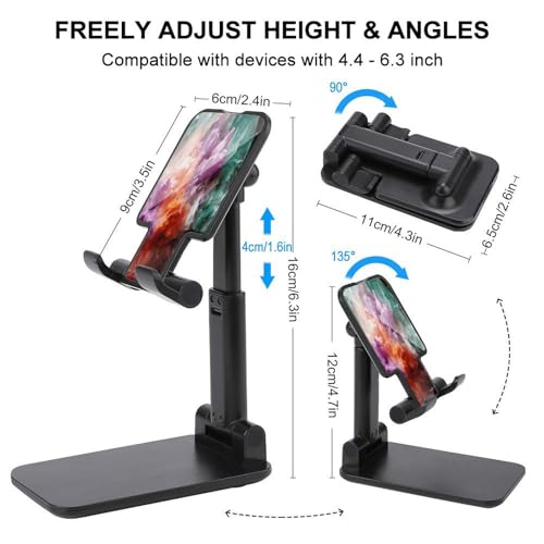 Support de téléphone pour bureau pliable idéal pour la cuisine et les visios - 2