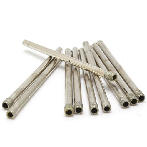 Broca de diamante 3.5 mm para joyería pack 10 piezas miniatura 6