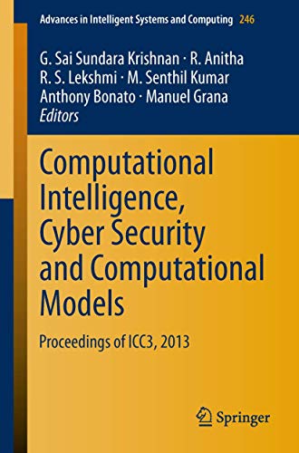 Computational Intelligence, Cyber Security and Computational Models: Proceedings of ICC3, 2013: 246 (Advances in Intelligent Systems and Computing) view 2