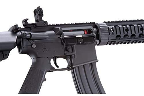 Lancer Tactical Gen 2 Lt-19 Airsoft M4 Carbine 10" Electric Full/Semi-Auto Airsoft Aeg Rifle, Included 6Mm 0.20G Bbs, Charger, And Battery (Polymer/Black) #TOP6