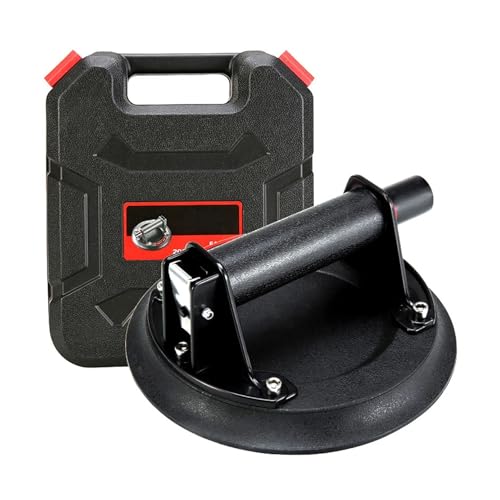 Glass Suction Cup, 8 Inch Vacuum Suction Cup with Box 200kg Loading Capacity Heavy Duty Vacuum Lifter for Tile Adsorption Granite s Lifting for Tiles,Windshield,Window