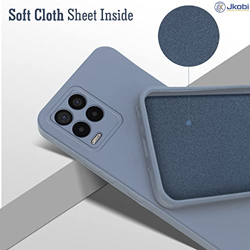 Image of Jkobi Back Cover Case for Realme 8 | Realme 8 Pro (Matte Finish Silicone with Inside Fiber Cloth)