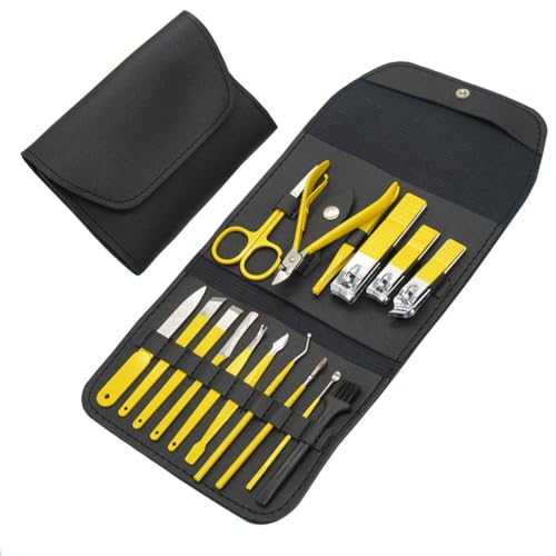 Kit de pedicura de manicura, Set de manicura profesional, set pedicura acero inoxidable, alicates y cuchillo, herramientas for el cuidado las uñas