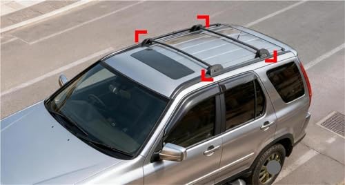 Portaequipajes para coche CRV barra transversal de techo soluciona espacio 2