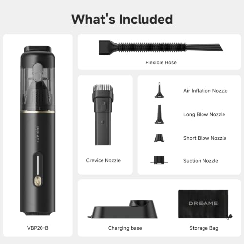 dreame VBP20-B Car Vacuum Cleaner 4-in-1 Hand Vacuum with Charging Dock - image 9