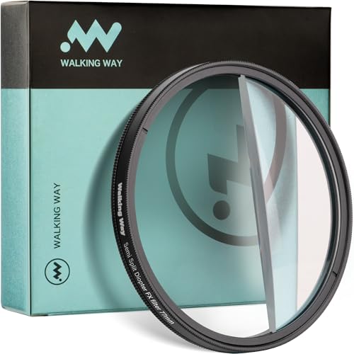 Filtre d'objectif 77mm flou partiel pour corriger les fonds encombrés