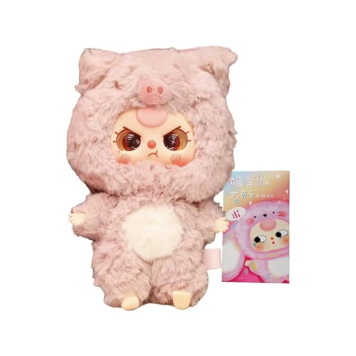 VEGAWIWI Plüsch Blinde Kiste, Cute Baby Three Series Soft Stuffed Blind Box Doll for Desktop Ornament, Collectable Plüschtiere für Geburtstagsgeschenke (Big Cute Ⅲ Series)