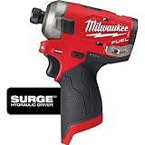 M12 Fuel Surge 1/4" Hex Hydraulic Driver, No Charger, No Battery, Bare Tool Only