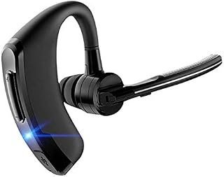 Bluetooth Headset Bluetooth Earpiece Business Headphones Ear Hooks HD Stereo Noise Cancelling in-Ear