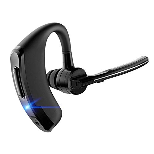 Bluetooth Headset Bluetooth Earpiece Business Headphones Ear Hooks HD Stereo Noise Cancelling in-Ear