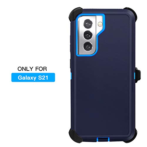 AICase Belt-Clip Holster Case for Galaxy S21 with Screen Protector, Heavy Duty Drop Protection Full Body Rugged Shockproof/DustProof Military Grade Tough Durable Phone Cover for Samsung Galaxy S21