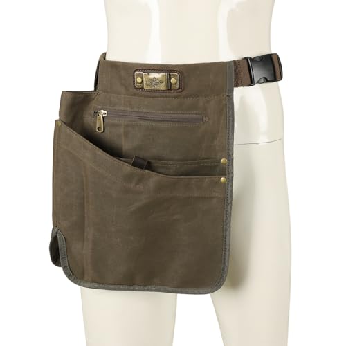 Canvas Gardening Half Apron, Heavy-Duty Florist Tool Belt 5 - 29.94 w/ Code + 40% Off Code TOURBON26 - image 9