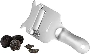 Restaurantware Met Lux 7.4 x 3.2 Inches Truffle Slicer with Adjustable Thickness and Built-In Chocolate Shaver