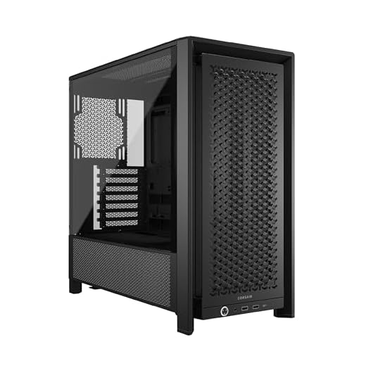 CORSAIR FRAME 4000D Modular Mid–Tower ATX PC Case – Flusso d'aria elevato, sistema di montaggio ventole InfiniRail™, ASUS BTF, MSI Project Zero, Gigabyte Project Stealth – Nero