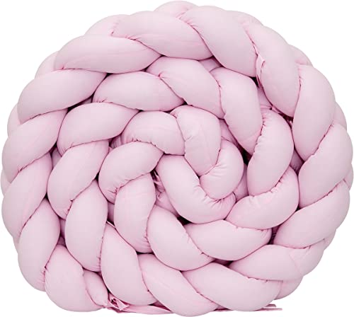 TRANCA BERCO AMERICANO PERCAL 300 FIOS - ROSA BEBE