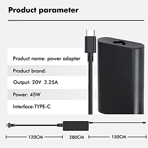 45W Laptop Charger Ac Adapter Fit For Len Ovo Ideapad 100 100S 110 110S 120 120S 300 300S 310 320 320S 500 500S 510 510S 520 520S 710S 720S Series Power Supply Cord #TOP1