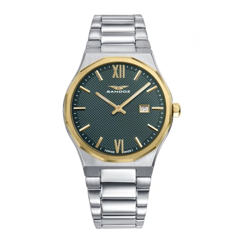 Sandoz   Reloj Acero IP Dorado Brazalete Sr Sa   83013 63