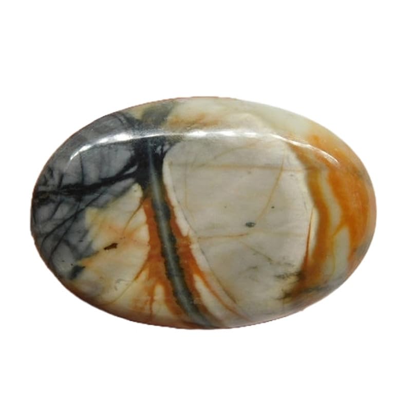 Jaspe Picasso naturel cabochon 42mm pour créer ses propres bijoux bohèmes