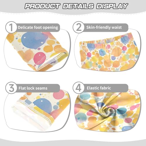 KLL Watercolor Toddler Girls Legging Stretch High Waisted Yoga Pants Gym3