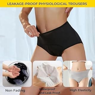 Ever Dry Leakproof Ladies Underwear, Panties Leakproof Underwear,Panties for Women Over 60s with Incontinence (CA/US, Alpha, X-Large, Regular, Regular, 5Pcs Mixed Color)