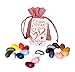 Produktbild Crayon rocks - Ungiftige Kinder SOYA-Wachsmalstifte [Stiftgriff anregend] - dauerhaftige Kreide in Tasche - 20 natürliche wachsbar Liebe Farben - Zeichnen auf Papier und Stoff