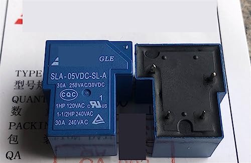 Relé SLA-24VDC-SL-A de 4 pines y 30A para control de energía 2